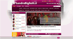 Desktop Screenshot of londrabiglietti.it