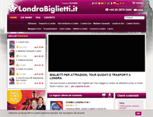 Tablet Screenshot of londrabiglietti.it